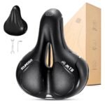 WYGODNE SIODEŁKO ROWEROWE ŻELOWE MIĘKKIE SZEROKIE NA ROWER GÓRSKI 20cm