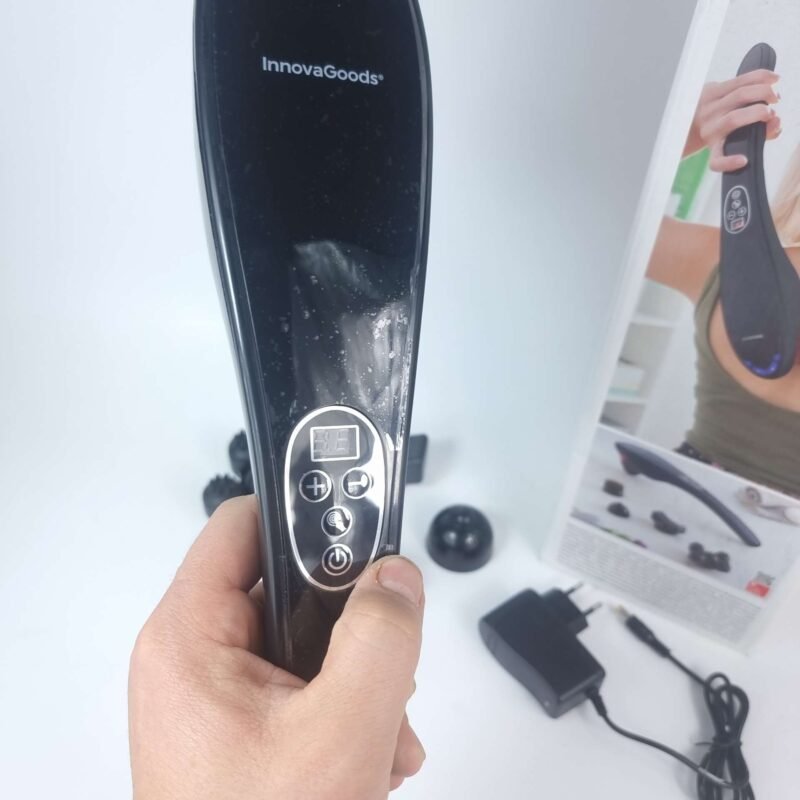 Masażer ciała ręczny bezprzewodowy z podczerwienią i końcówkami InnovaGoods - obrazek 4