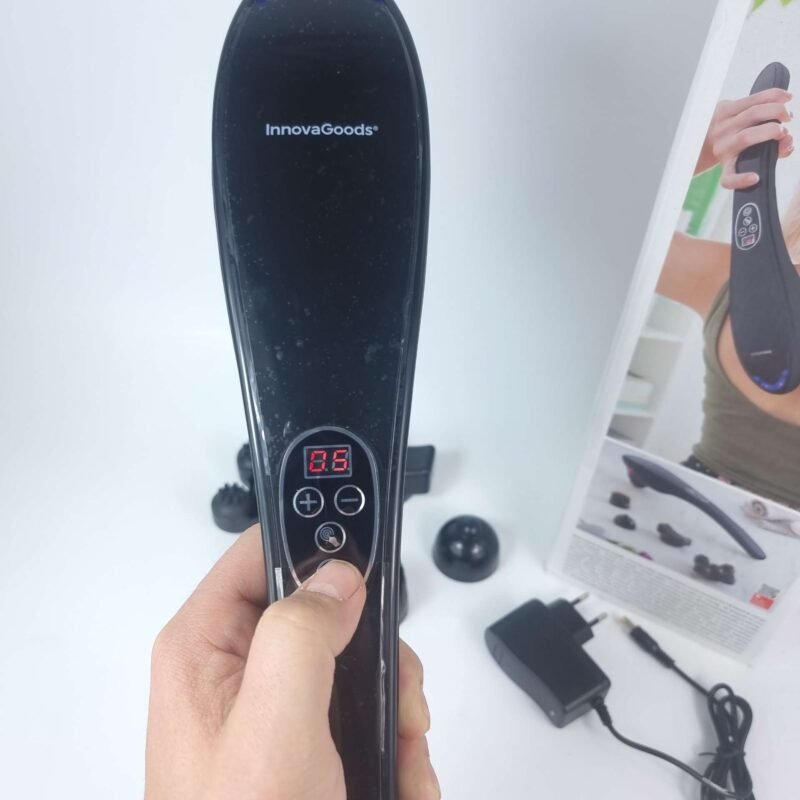 Masażer ciała ręczny bezprzewodowy z podczerwienią i końcówkami InnovaGoods - obrazek 8