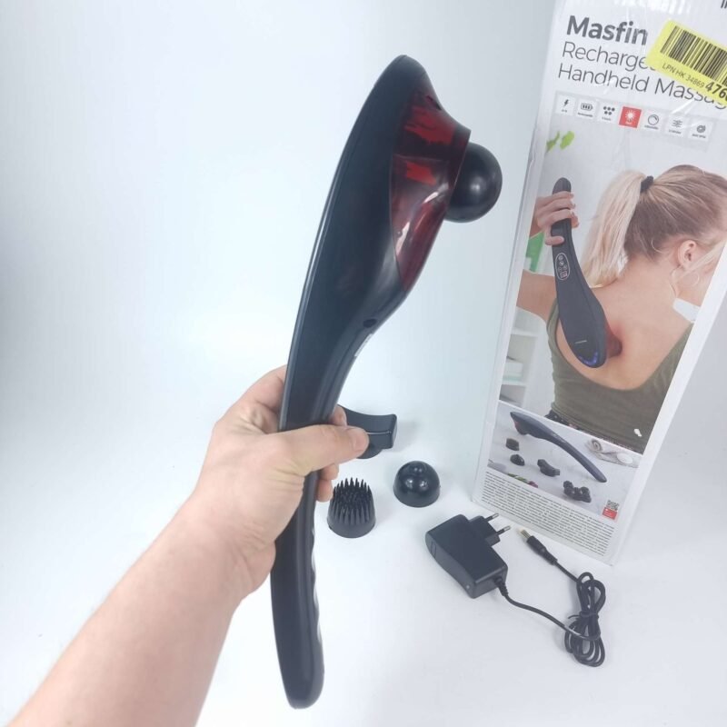 Masażer ciała ręczny bezprzewodowy z podczerwienią i końcówkami InnovaGoods - obrazek 6