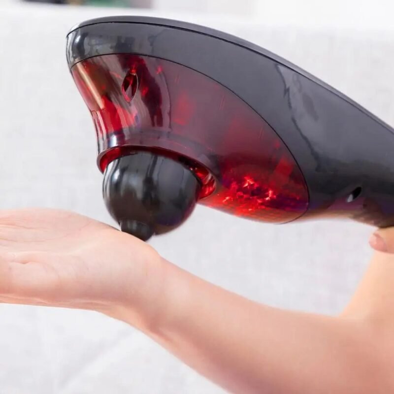 Masażer ciała ręczny bezprzewodowy z podczerwienią i końcówkami InnovaGoods - obrazek 15