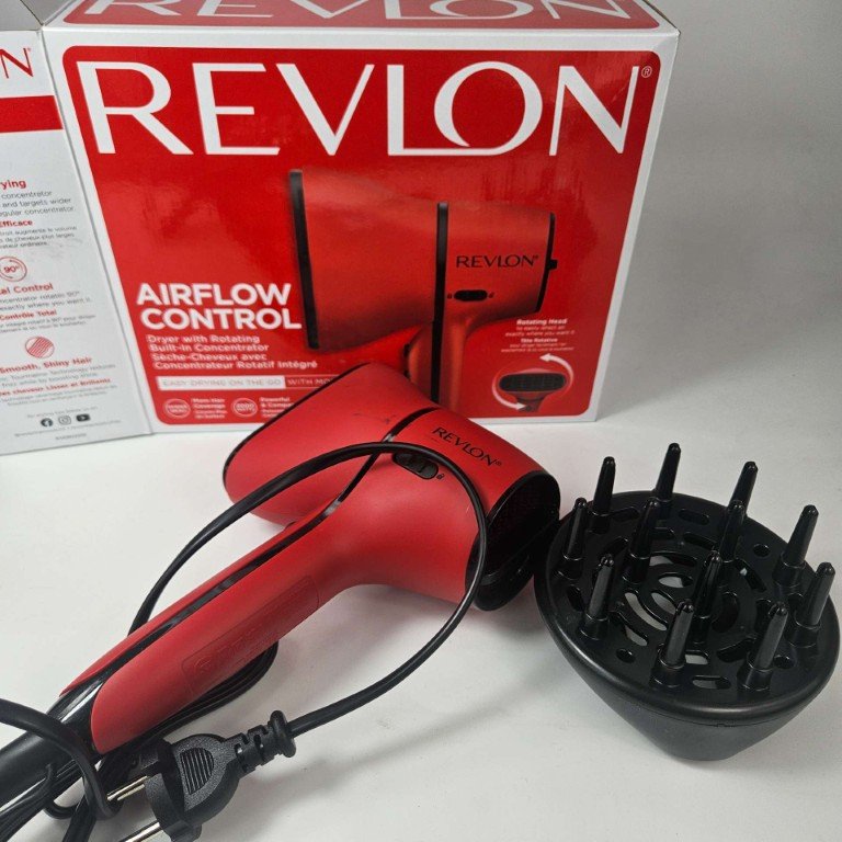 Revlon Suszarka do Włosów 2000W z Dyfuzorem Kompaktowa do loków - obrazek 2