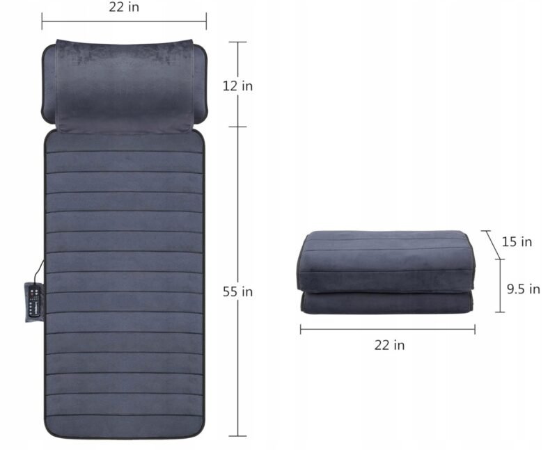 Mata masująca Comfier CF-3603U z podgrzewaniem i funkcją wibracji - obrazek 5